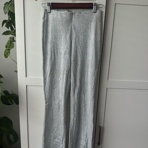 Silver/Sparkly H&M Flare Pants